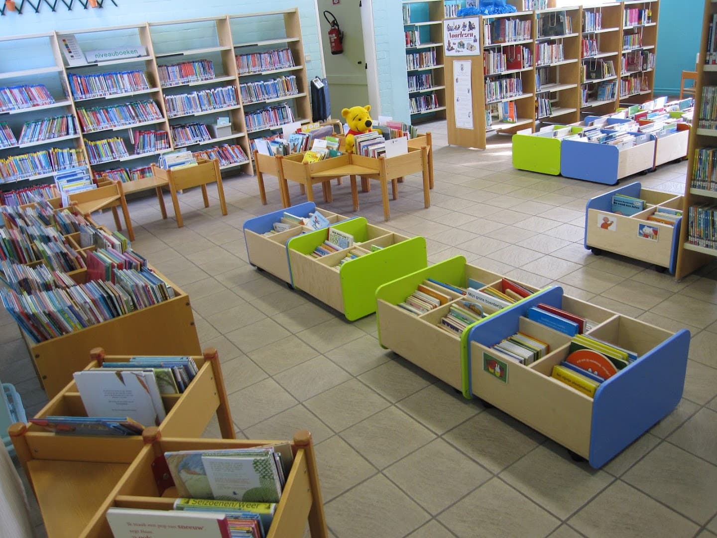 Library Kinrooi backdrop