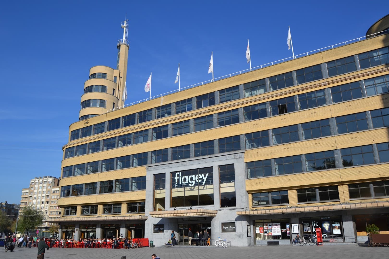 Flagey backdrop