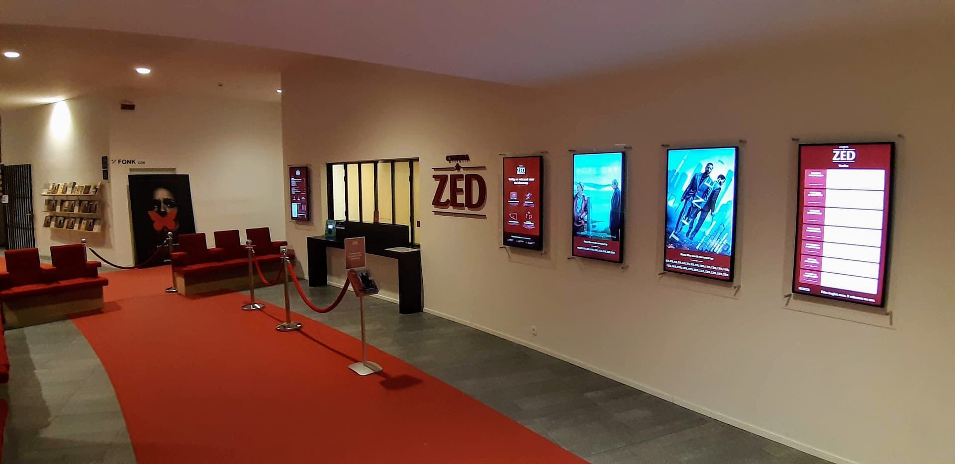 Cinema ZED Vesalius Leuven backdrop