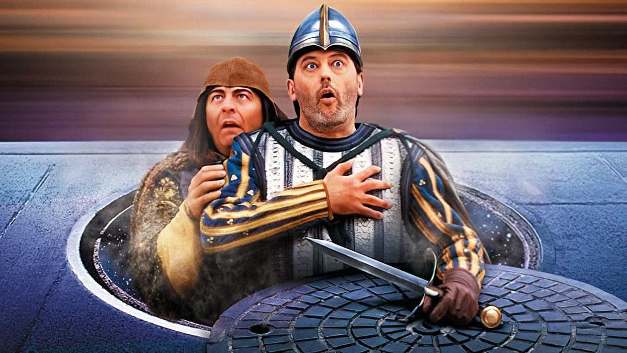 Just Visiting backdrop