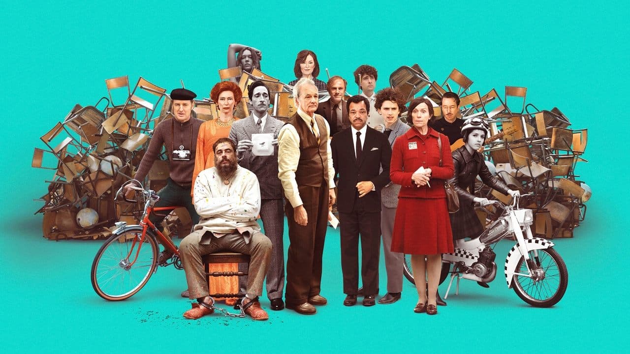 The French Dispatch of the Liberty, Kansas Evening Sun backdrop