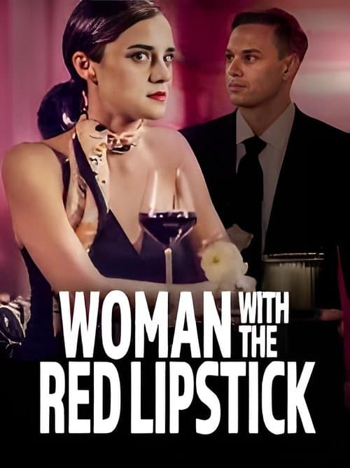 Vrouw met de rode lippenstift poster