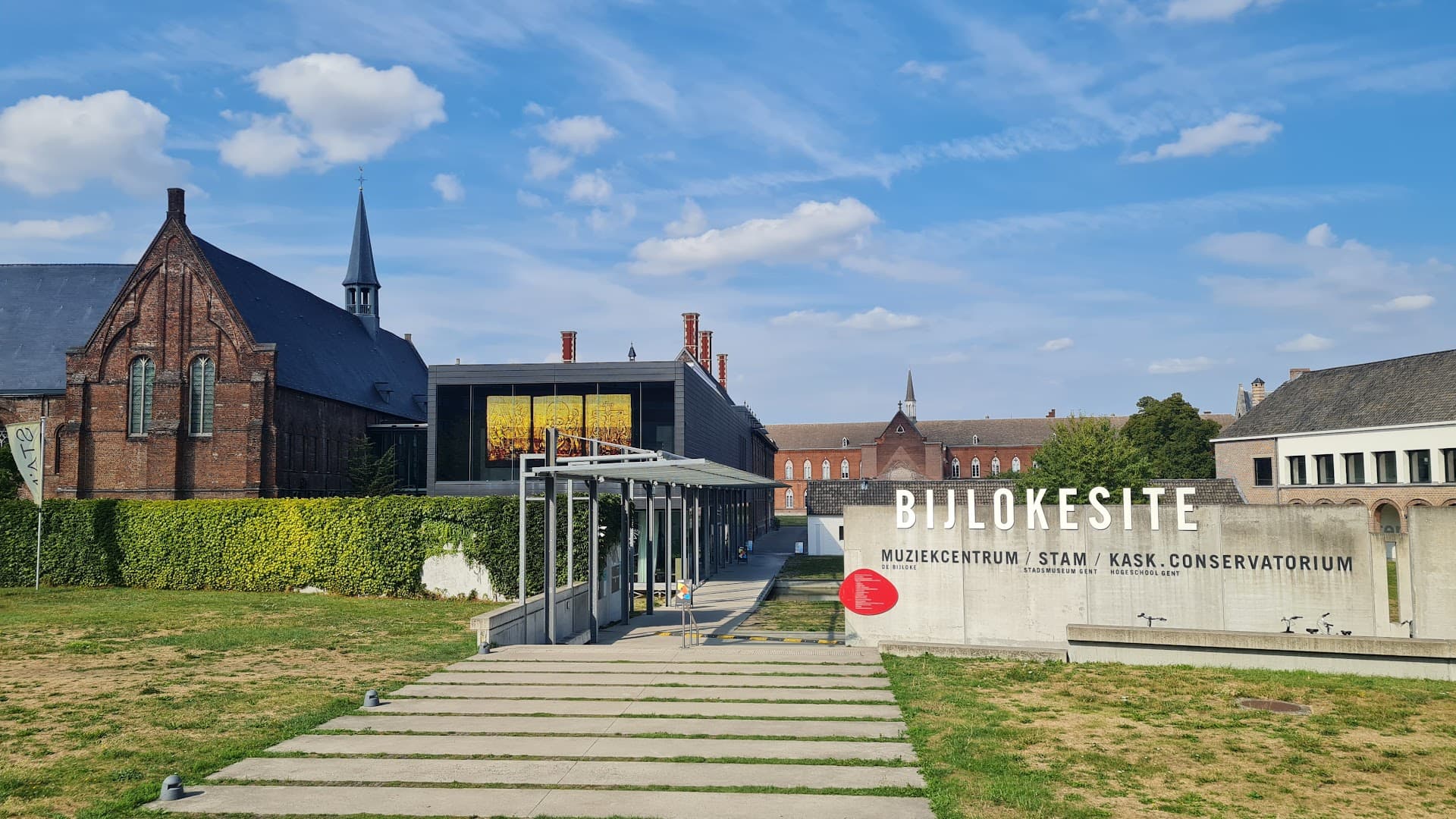 Bijlokesite - tuin backdrop